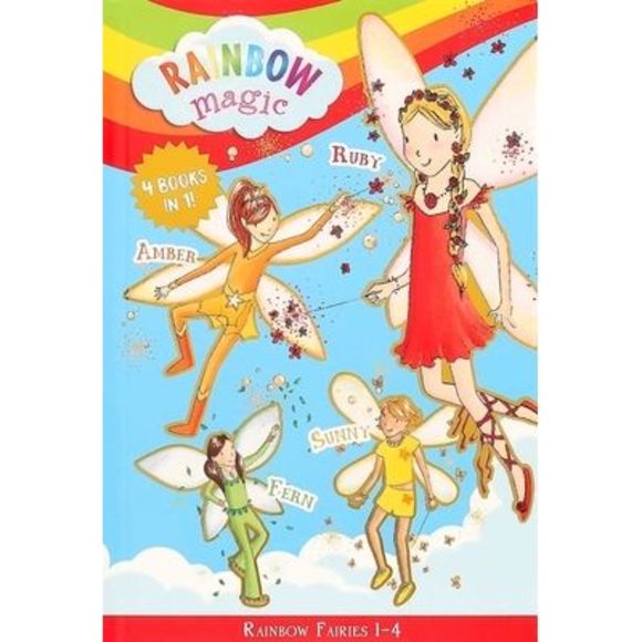 Rainbow Magic Rainbow Fairies: Books #1-4: Ruby the Red Fairy, Amber the Orange - Picture 1 of 1